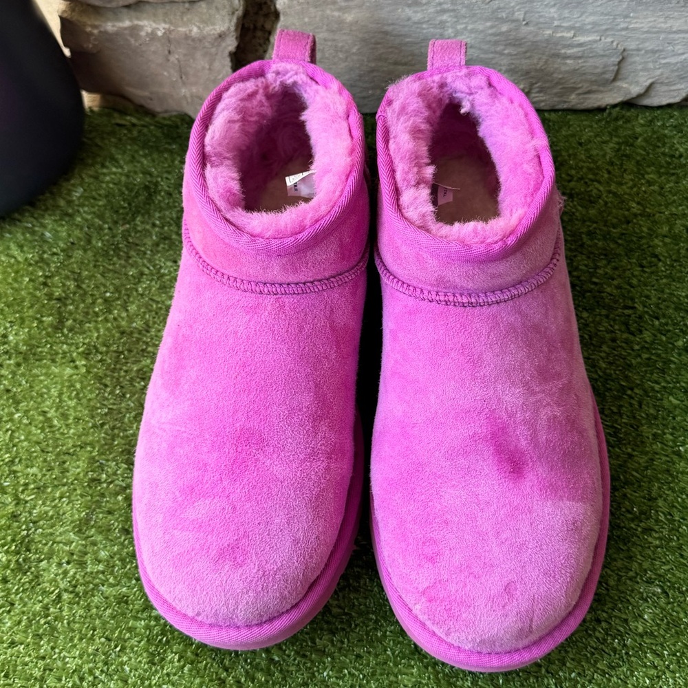 UGG Pink Winter Boots